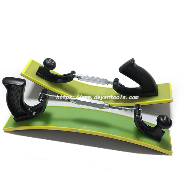 Adjustable Arc 70* 400mm Hand Sanding Block Hook and Block Pad from